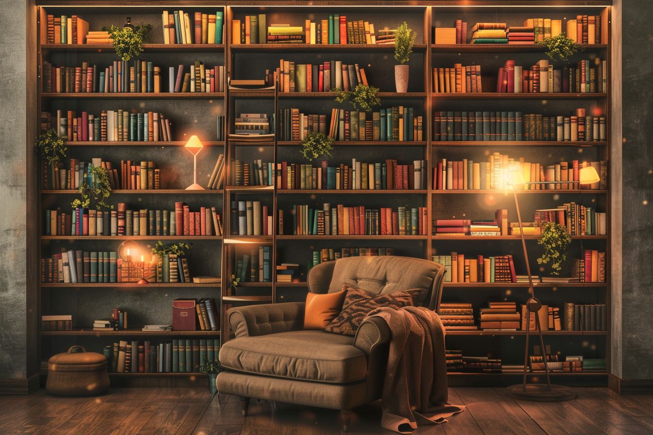 Ideen für die Wandgestaltung im Wohnzimmer- Nutze Wandregale für Bücher