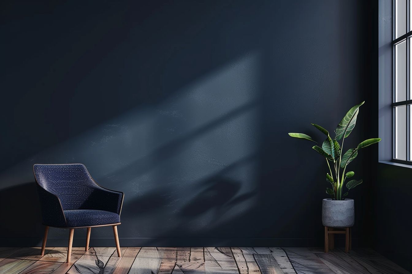 Schöne Ideen für Wandfarbe im Wohnzimmer- Verschönere Ecken mit Dunkeltönen