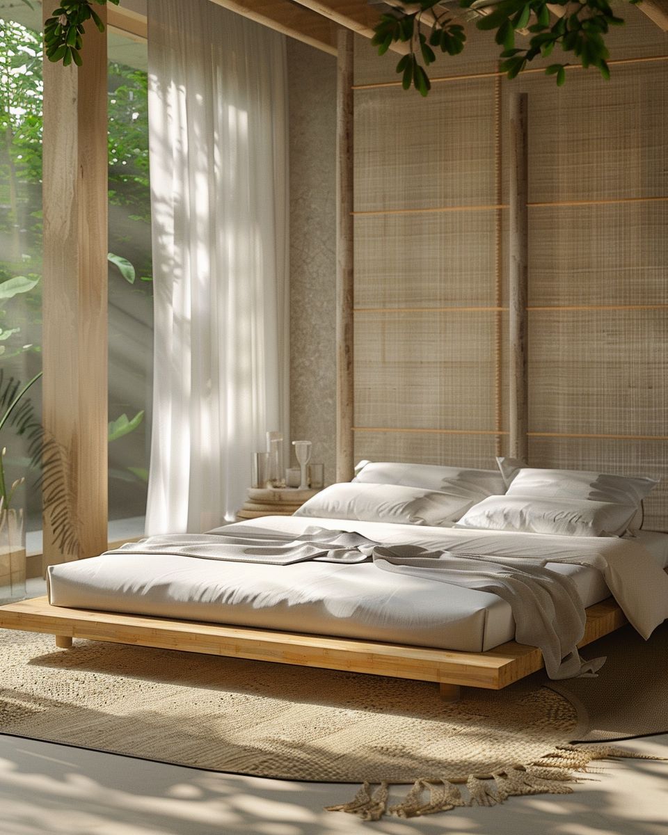 Modernes Schlafzimmer einrichten 2024- Verwende nachhaltige Materialien