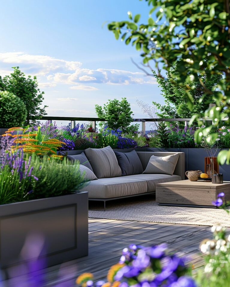 Dachterrasse gestalten: 14 kreative Ideen