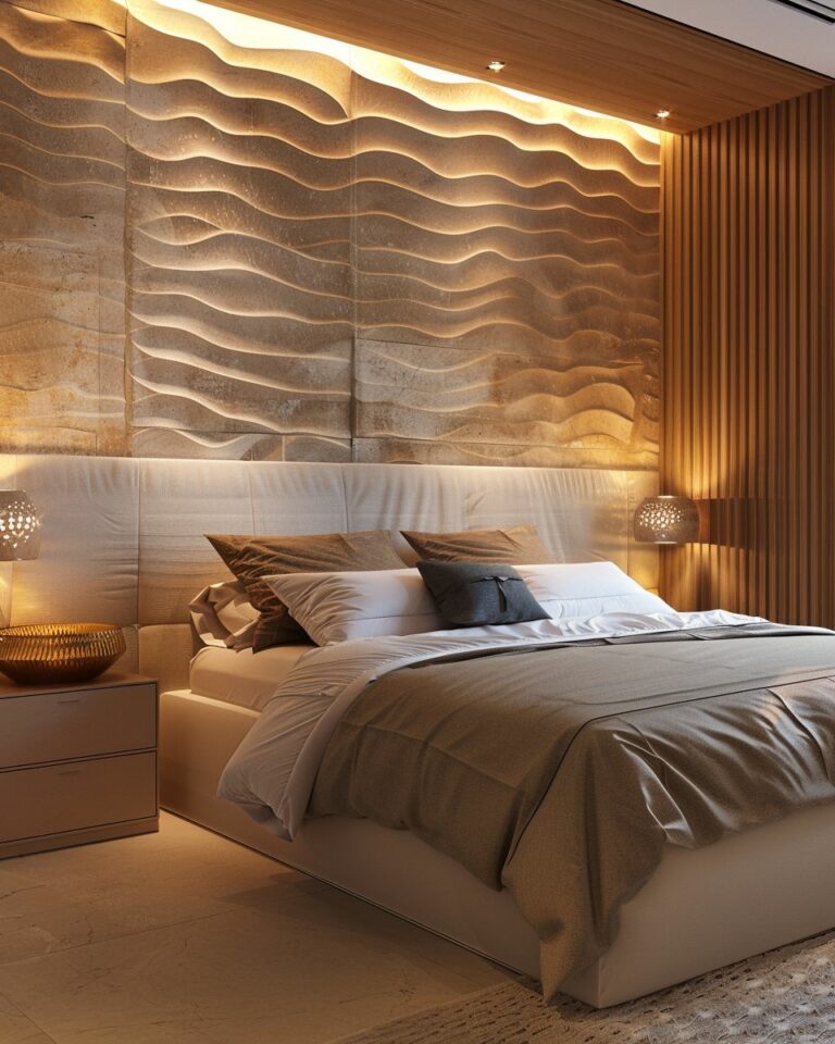 Wandgestaltung im Schlafzimmer: 15 kreative Ideen