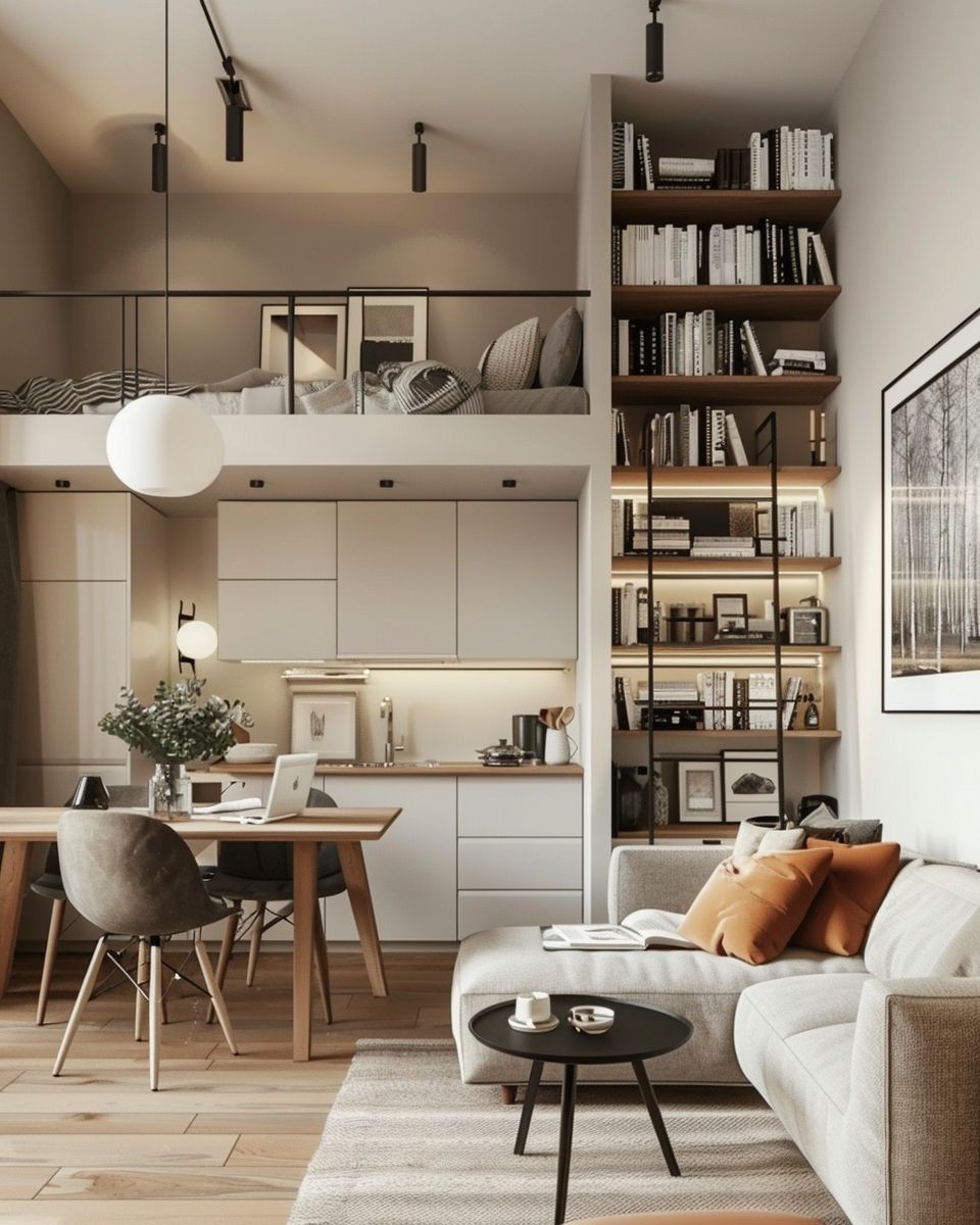 Kleines Wohnzimmer Mit Essbereich