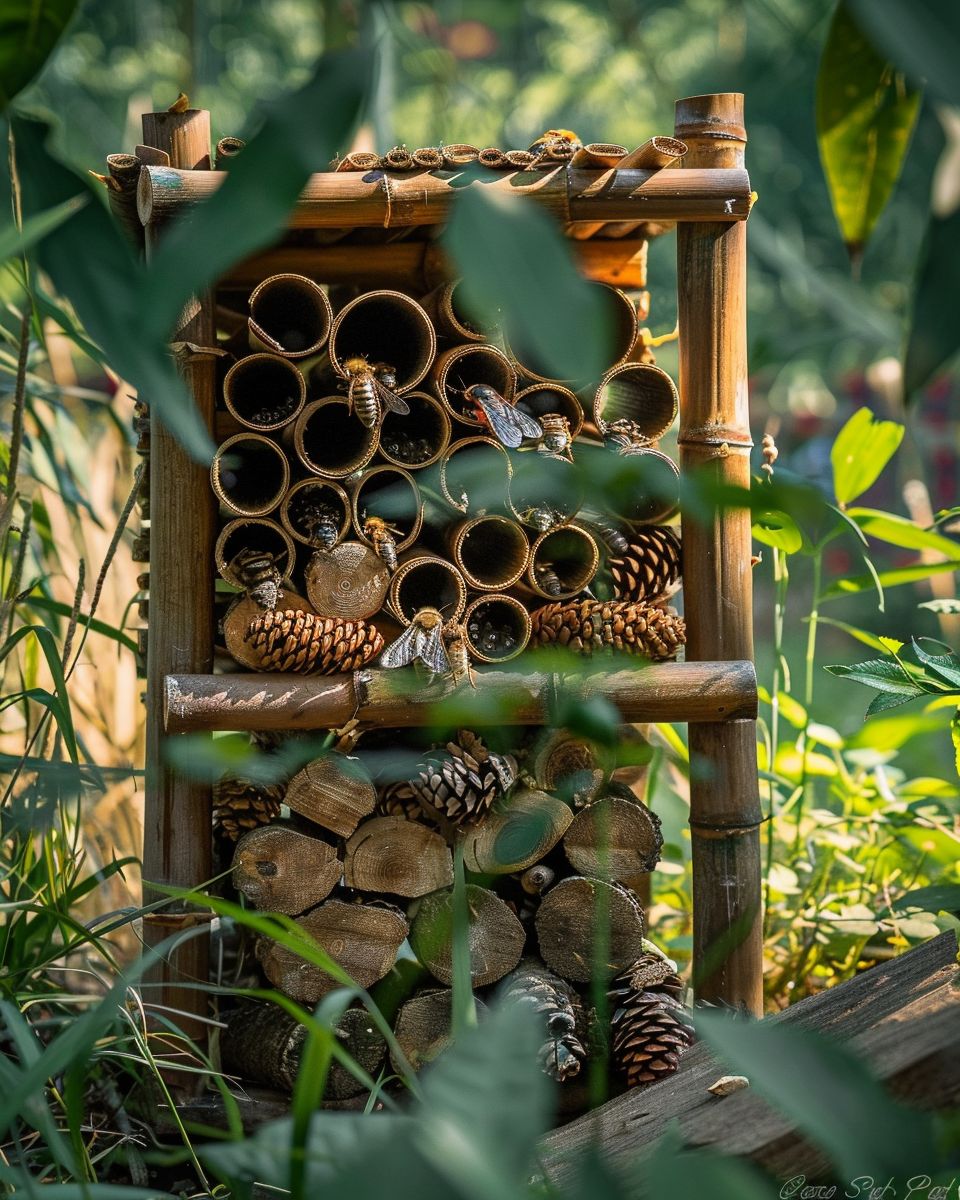 Ideen: Garten-Deko- Baue ein Insektenhotel aus Naturmaterialien