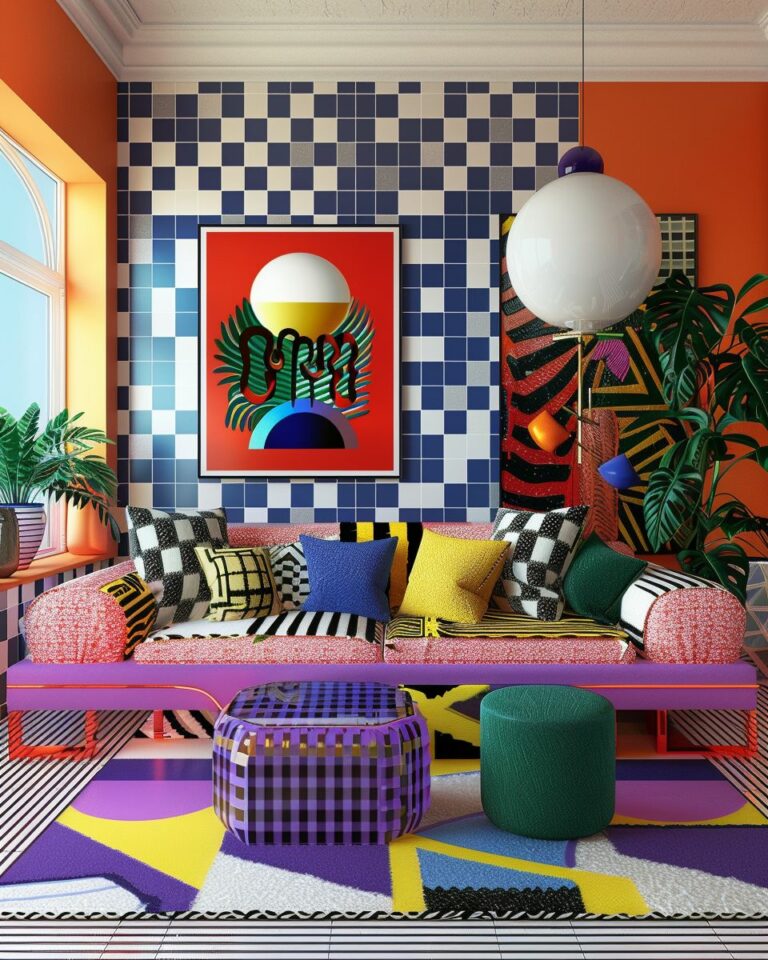 Memphis-Design einrichten: 15 kreative Ideen - Hygge and Home