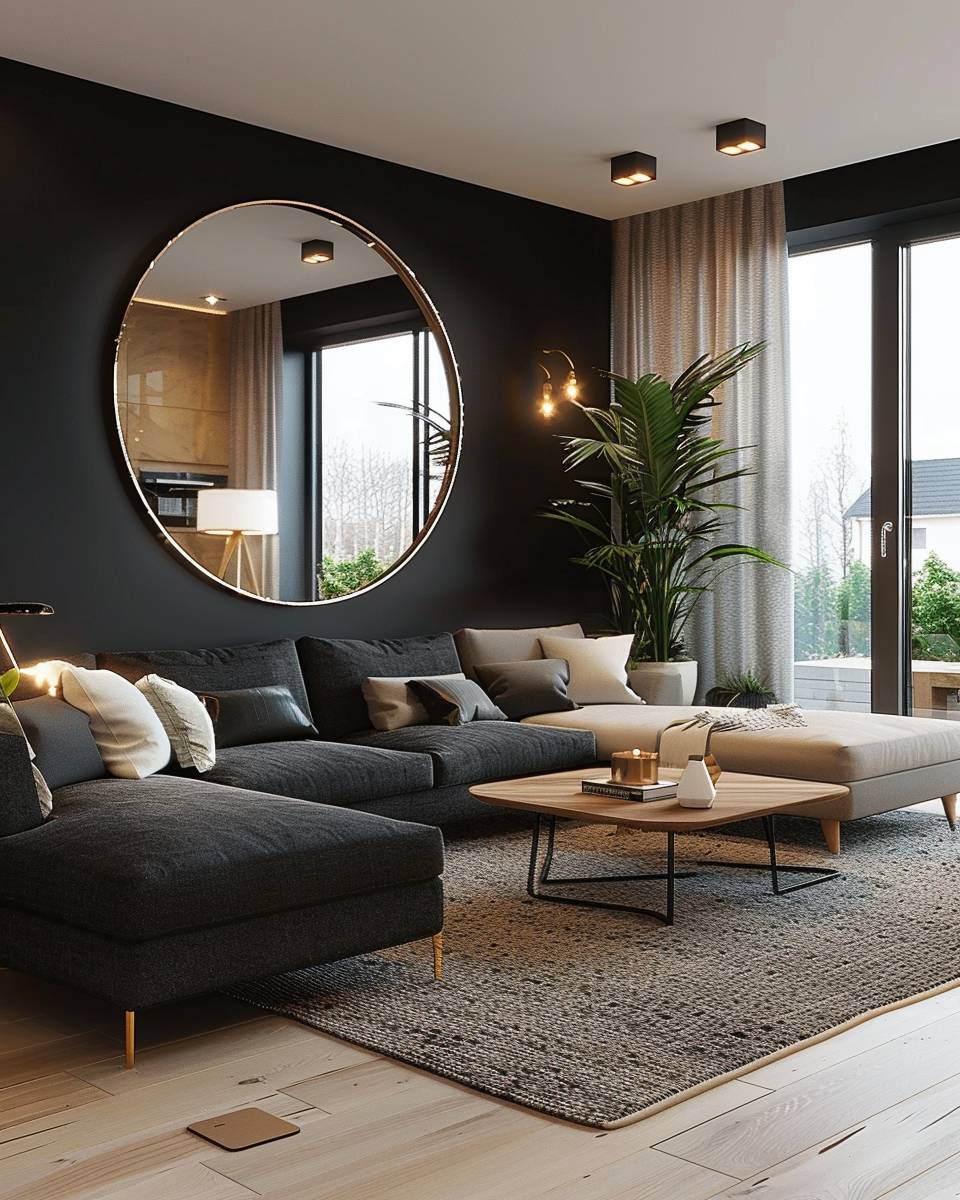 Wandfarbe Schwarz: 20 stilvolle Ideen zur Gestaltung - Hygge and Home