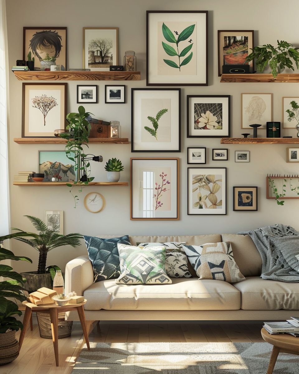 Bilder Mit Rahmen Wohnzimmer