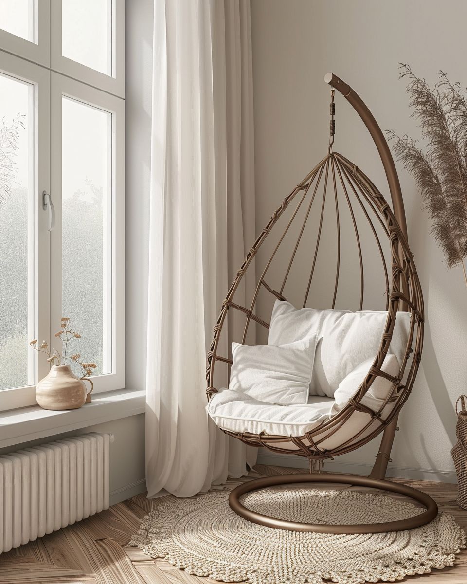 10 Ideen Hängesessel im Wohnzimmer einrichten Hygge and Home