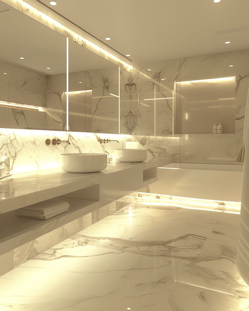 Badezimmer mit Marmor gestalten: 14 elegante Ideen - Hygge and Home