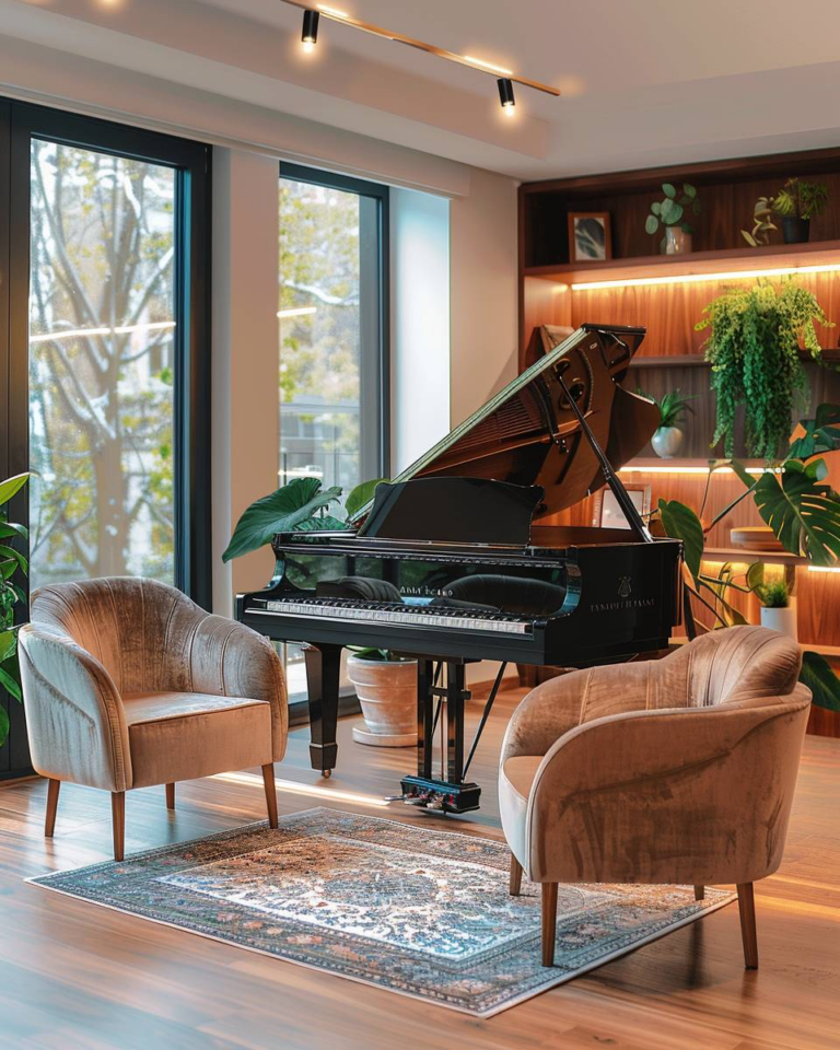 Klavier Im Wohnzimmer Integrieren