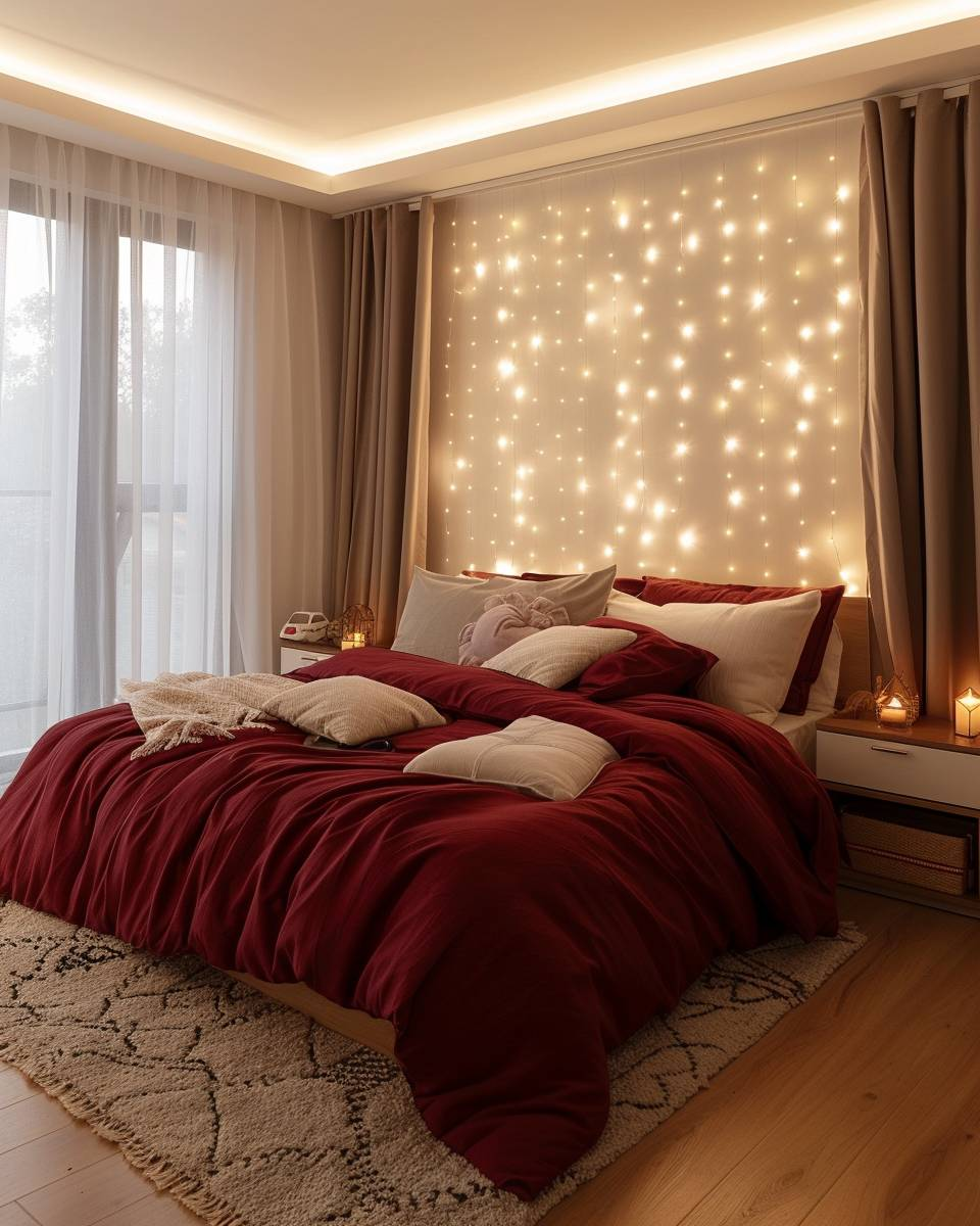 Schlafzimmer in Bordeauxrot gestalten: 20 stilvolle Ideen - Hygge and Home