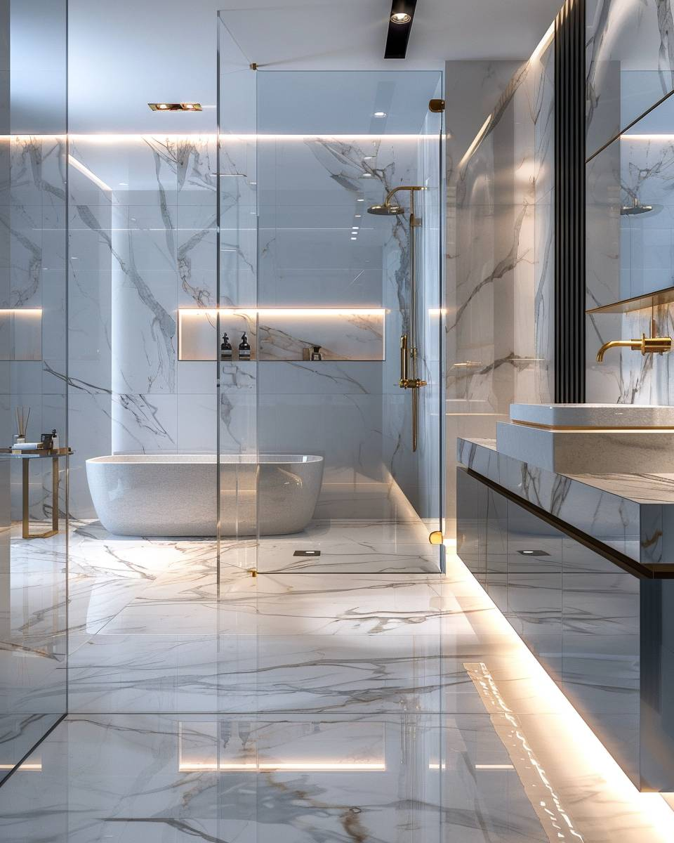 Badezimmer mit Marmor gestalten: 19 stilvolle Ideen - Hygge and Home
