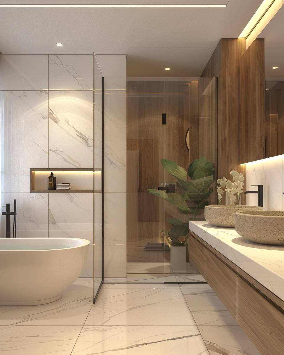 Badezimmer mit Marmor gestalten: 19 stilvolle Ideen - Hygge and Home
