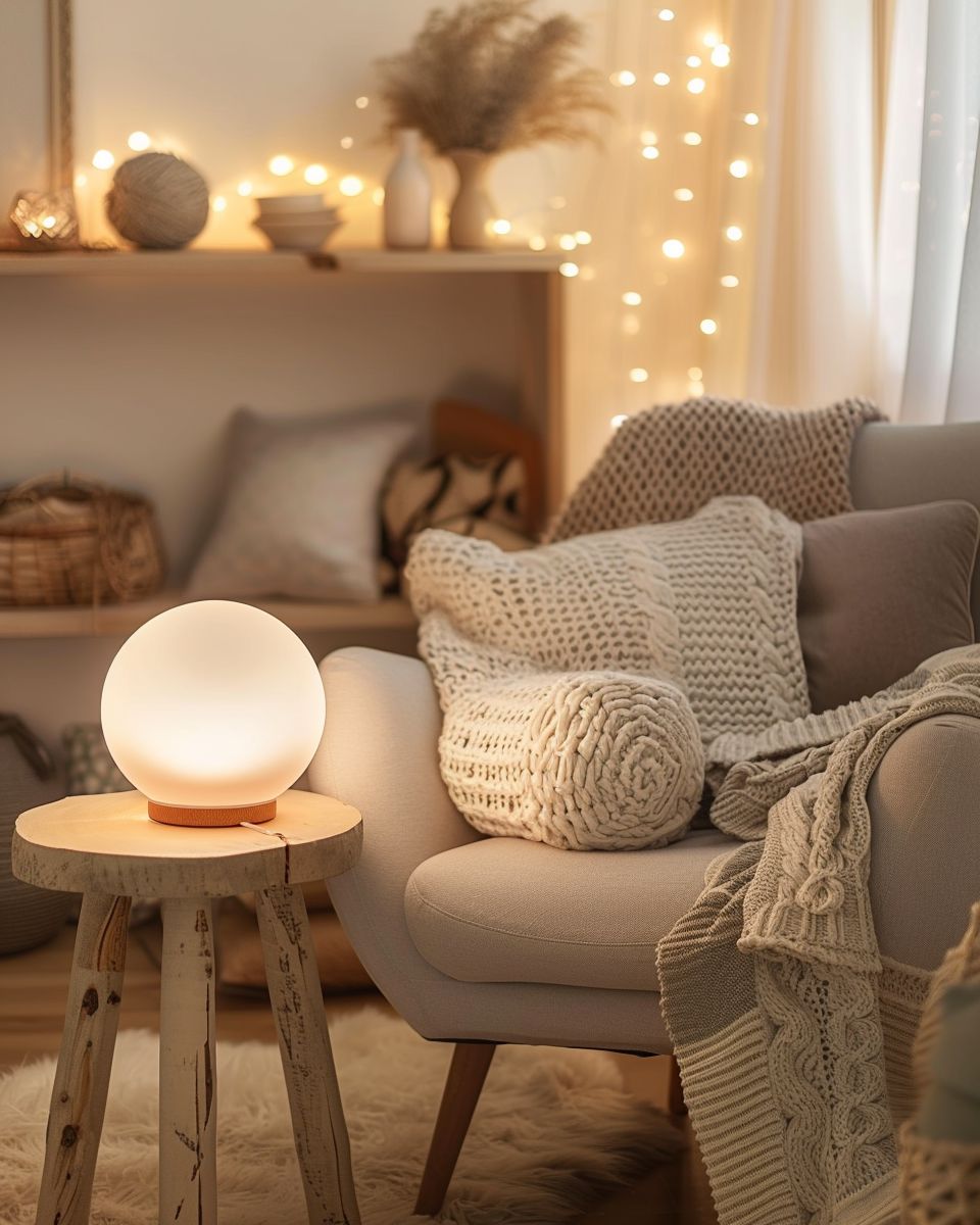 Inspiration: Hygge-Dekoration- Beleuchte Ecken mit warmem Licht