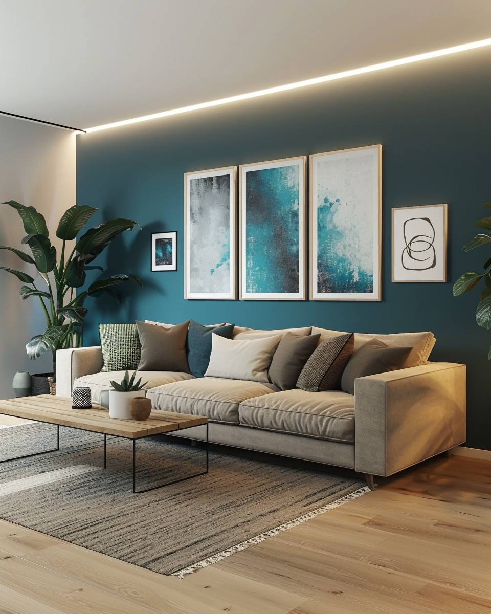 Stilvolle Farben Fur Wohnzimmer Bilder