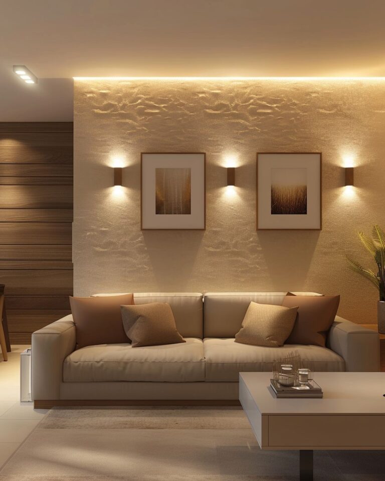 14 Ideen für die Wandgestaltung im Wohnzimmer - Hygge and Home