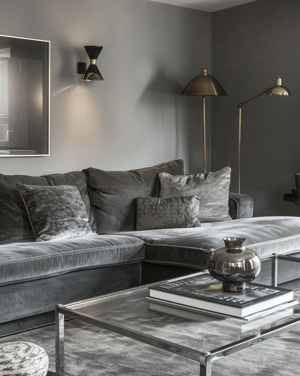15 Ideen für graue Wohnzimmer: stilvoll und gemütlich - Hygge and Home