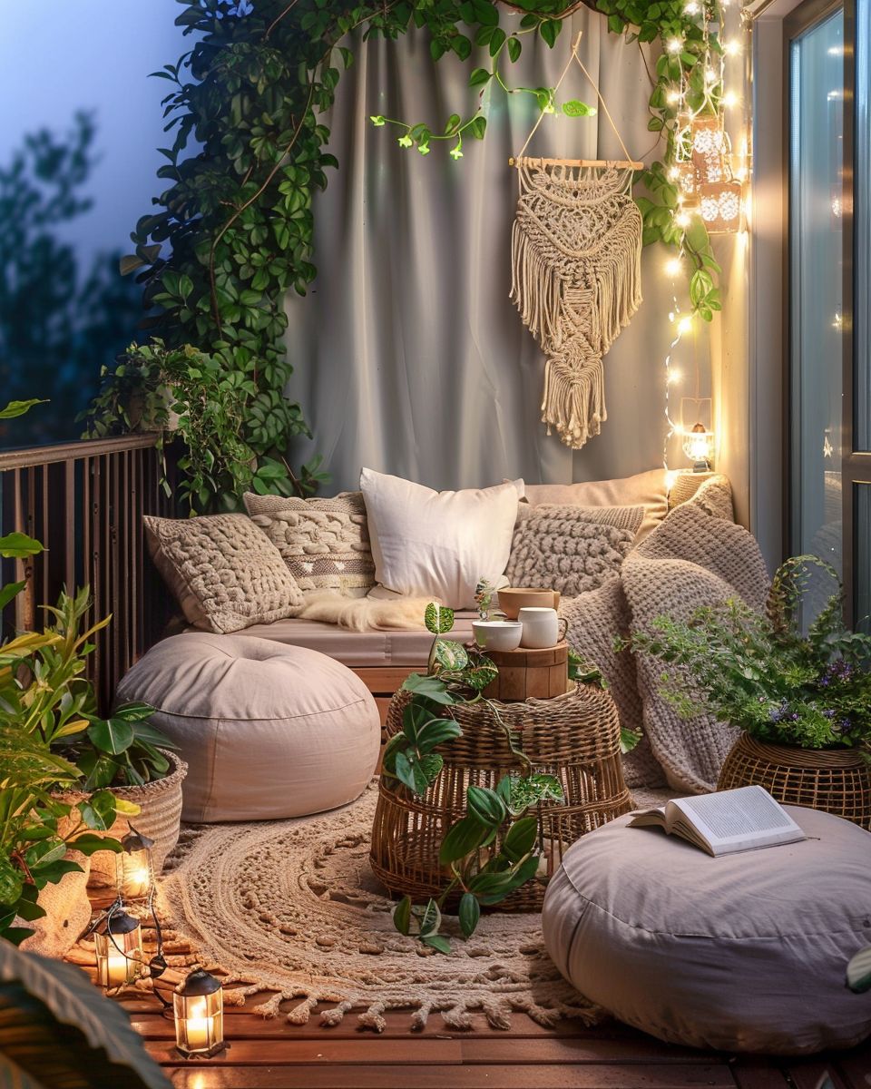 Boho-Balkon gestalten: 14 wunderschöne Ideen - Hygge and Home