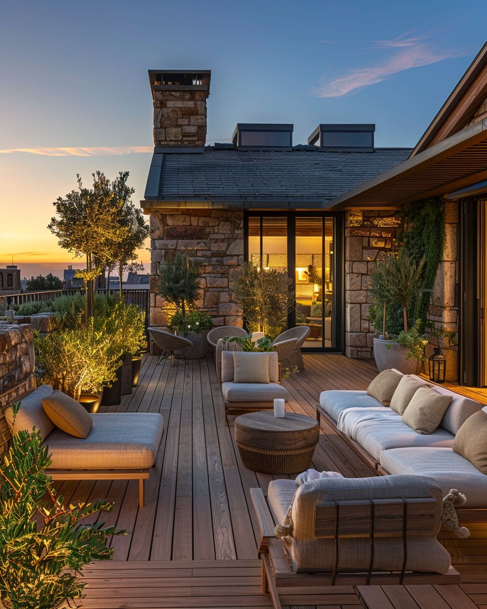 Dachterrasse Gestalten Ideen