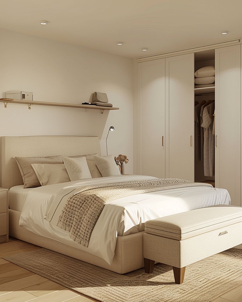 Ideen: Schlafzimmer minimalistisch einrichten – 20 stilvolle Ideen ...