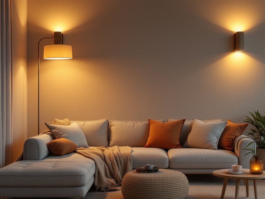 Lichtkonzept für das Wohnzimmer-Spiele mit indirekter Beleuchtung für Gemütlichkeit