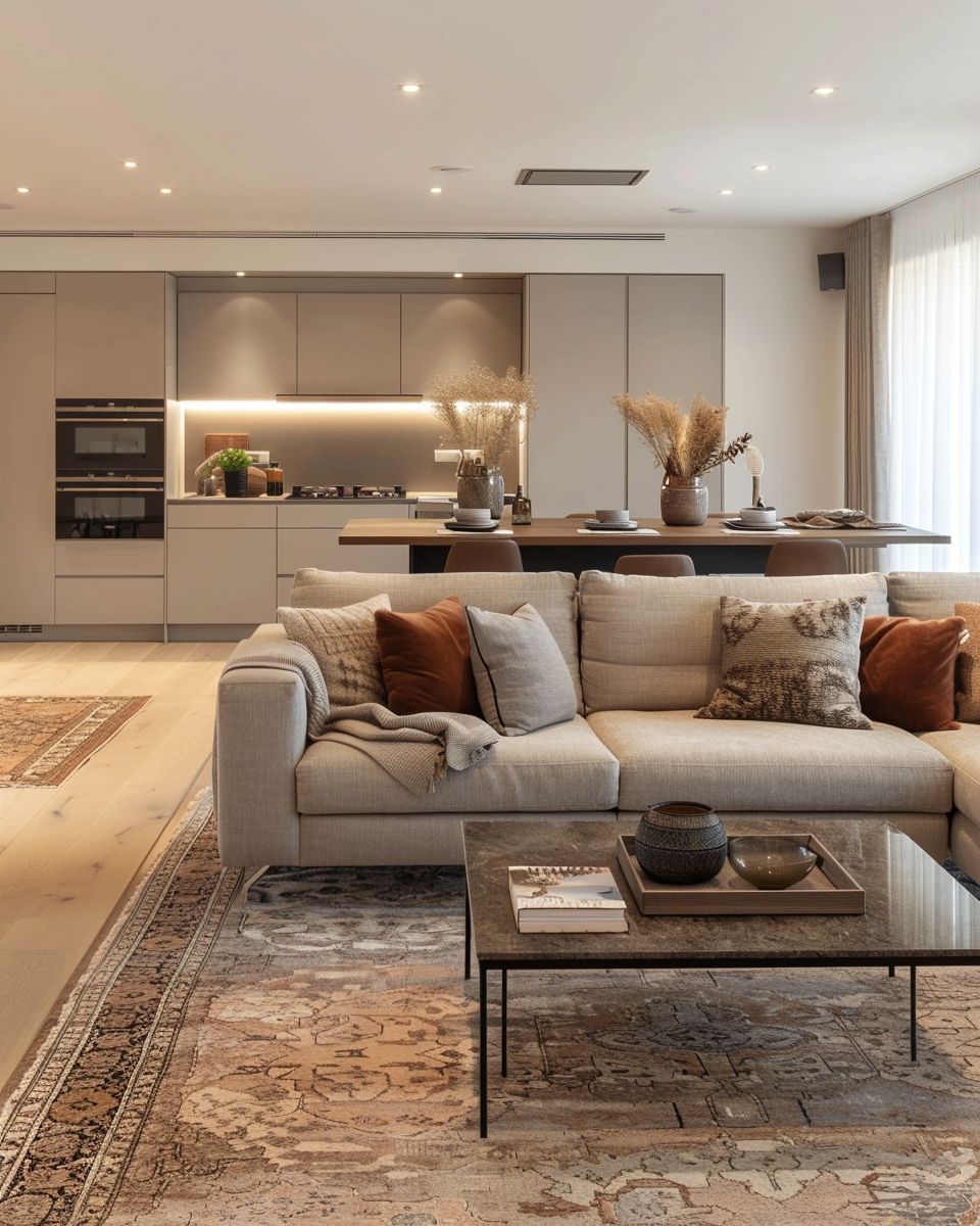 Wohnzimmer mit offener Küche einrichten: 13 kreative Ideen - Hygge and Home