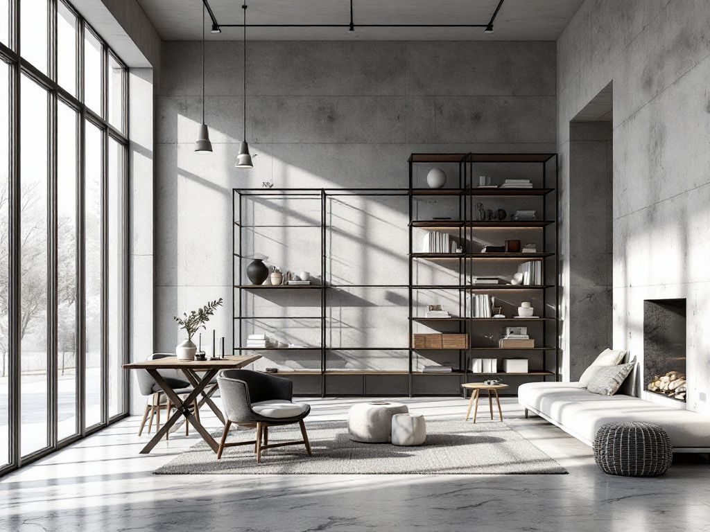 Einrichtung im Bauhausstil- Kombiniere Glas, Stahl und Beton stilvoll