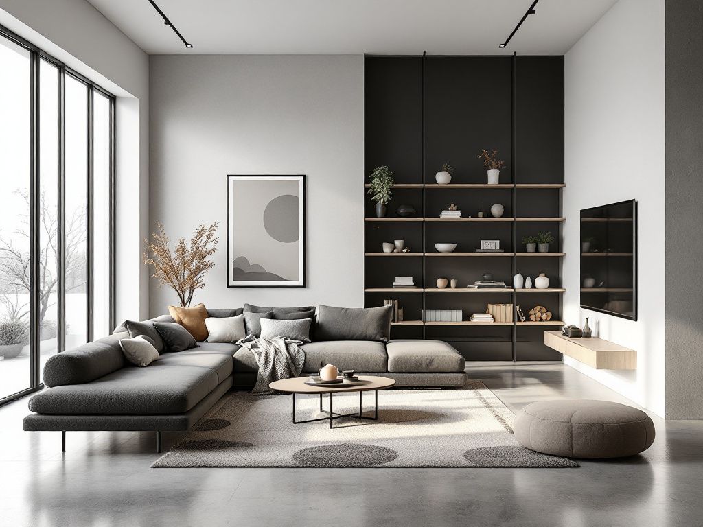 Einrichtung im Bauhausstil- Wähle monochrome Farbpaletten gezielt aus