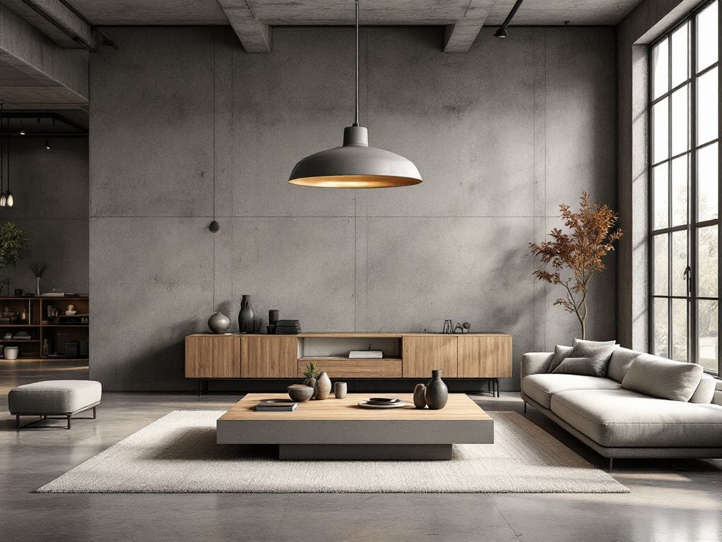 Einrichtungsstil: Industrial Style- Integriere Betonflächen für urbanes Flair