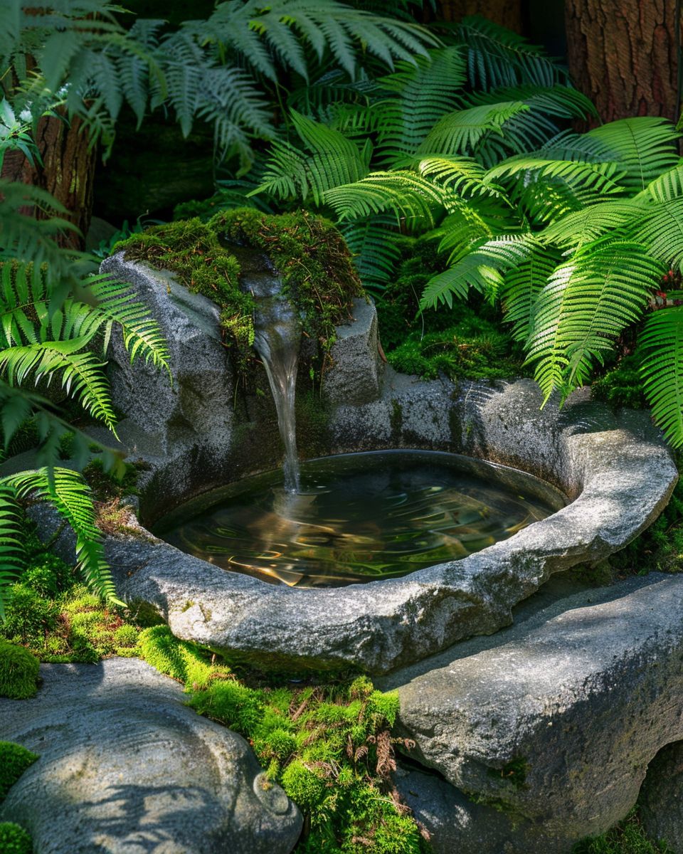 Japanischen Garten anlegen-
Installiere eine Wasserstelle für Harmonie