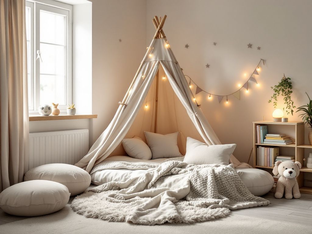 Kinderzimmer-Ideen für einen Jungen- Baue eine kleine Lesehöhle