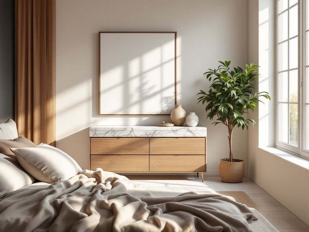 Einrichten mit Marmor- Verleihe dem Schlafzimmer Marmor-Kommoden