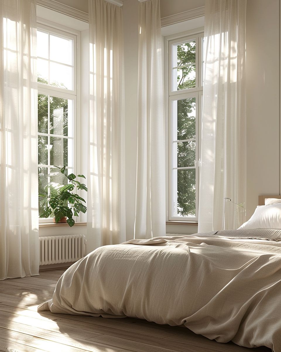 Feng-Shui im Schlafzimmer-
Lüfte regelmäßig für frische Energie