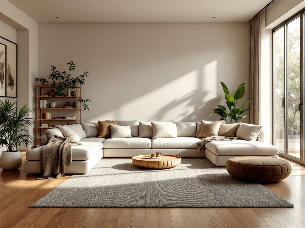 Feng-Shui im Wohnzimmer- Schaffe Raum für freie Bewegung im Zentrum