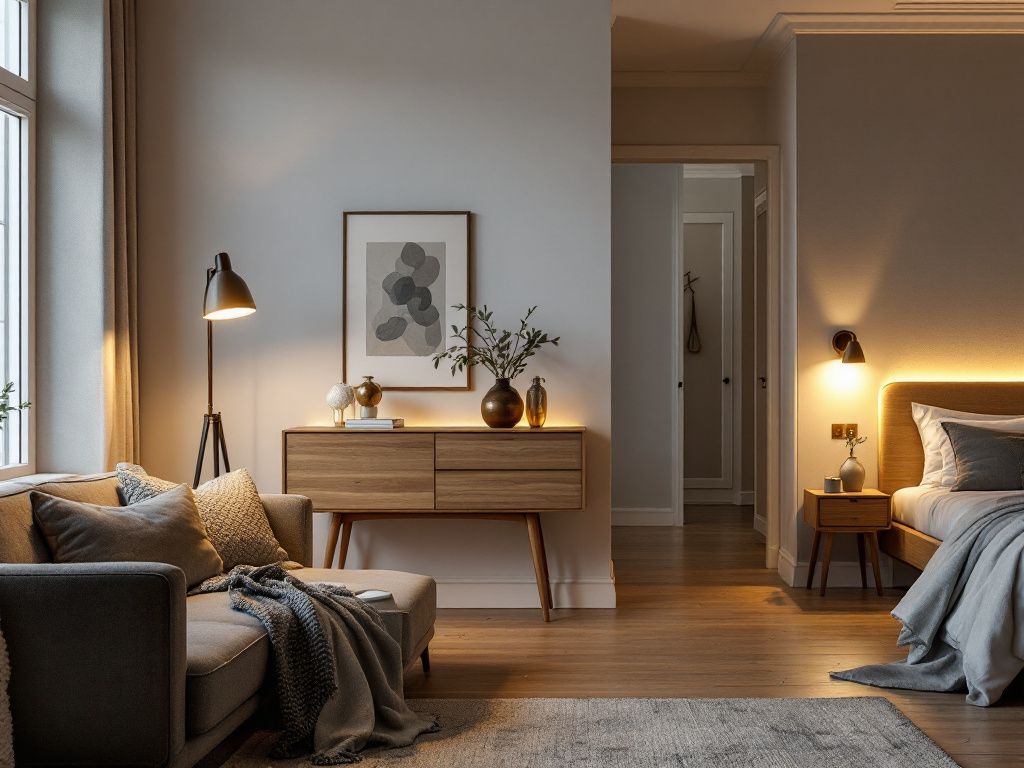 Ferienwohnung einrichten- Positioniere Lichtquellen für stimmige Akzente