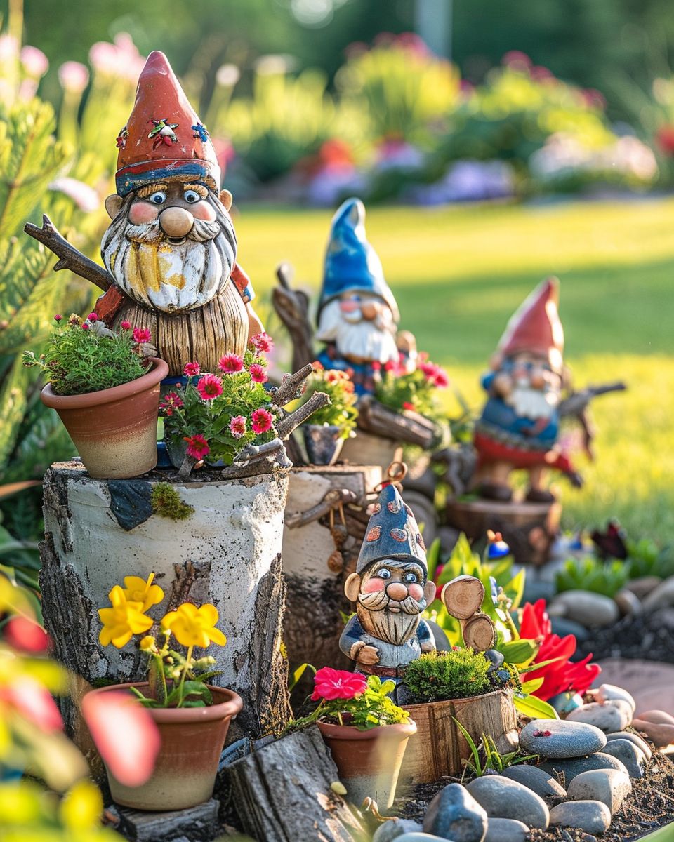Ideen: Garten-Deko- Schmücke deinen Garten mit DIY-Figuren.