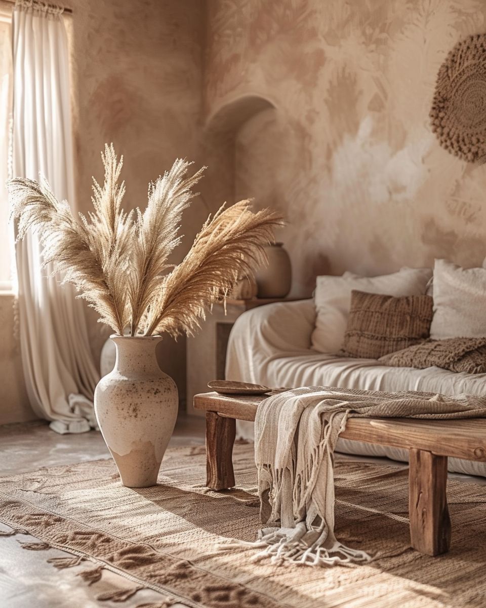 Ideen: Pampasgras-Deko- Ergänze natürliche Töne für Boho-Charme