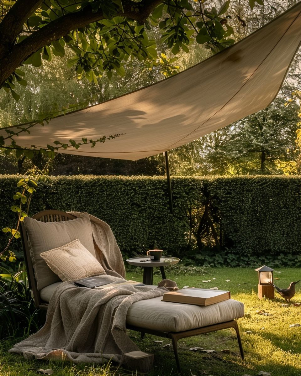 Ideen für Gartengestaltung- Kreiere eine Leseecke unter freiem Himmel