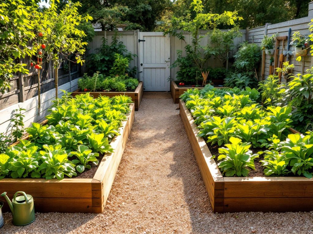 Ideen für Gartengestaltung- Nutze Hochbeete für strukturierten Gemüseanbau