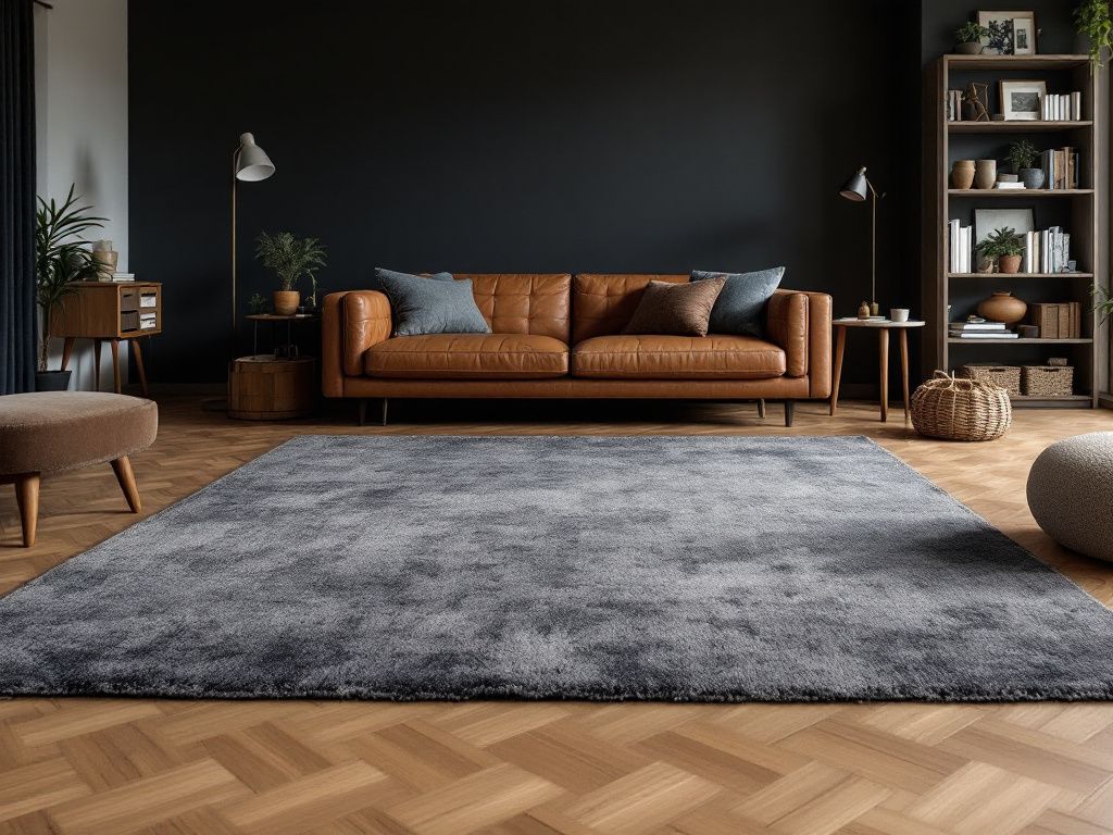 Inspiration: Männerzimmer einrichten- Veredle dein Zimmer mit Teppichen aus Wolle