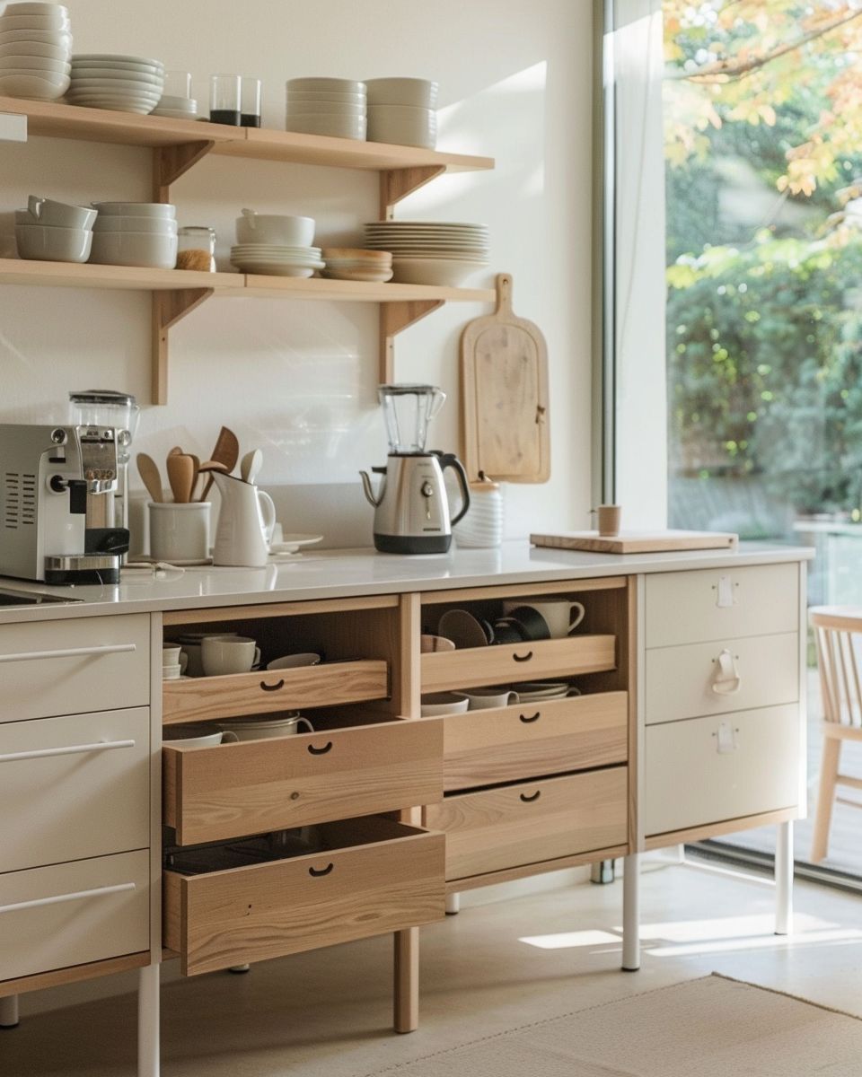 Küche ohne Hängeschränke einrichten: 20 stilvolle Ideen - Hygge and Home