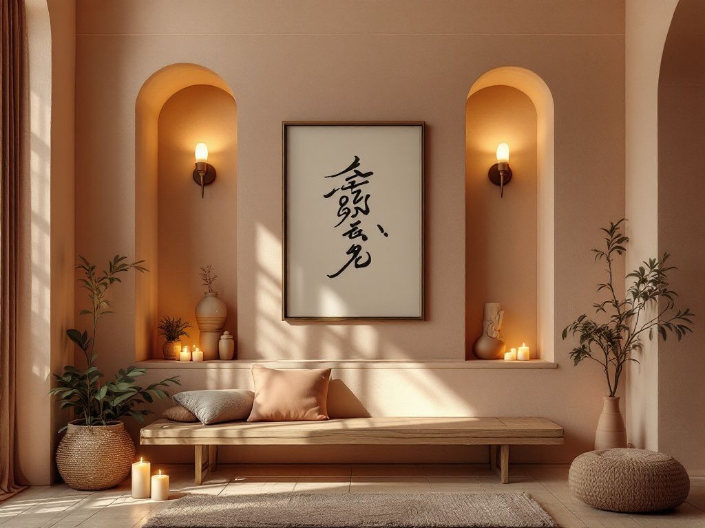 Orientalischer Einrichtungsstil-
Präsentiere Kunstwerke aus dem Orient stilvoll