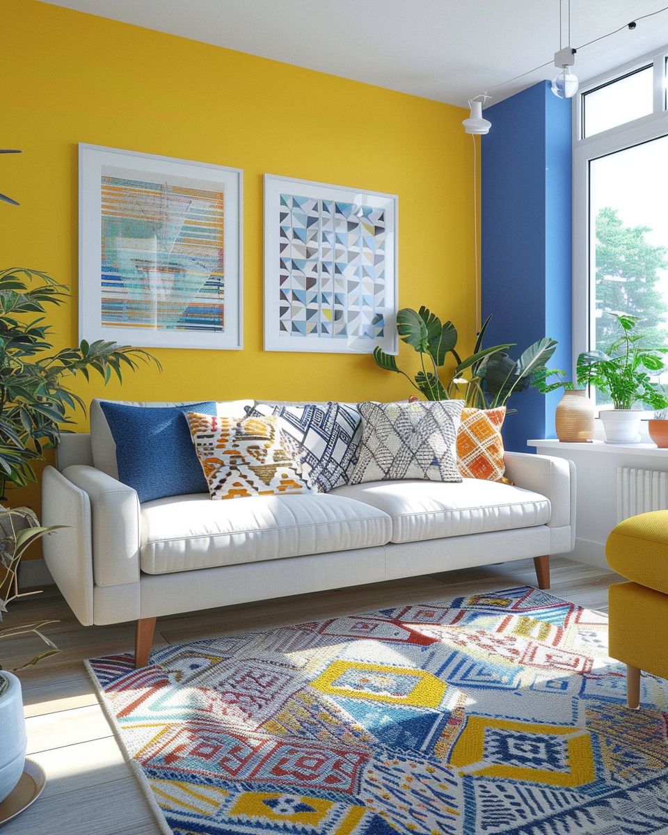 WG-Zimmer einrichten- Experimentiere mit Farben und Mustern mutig