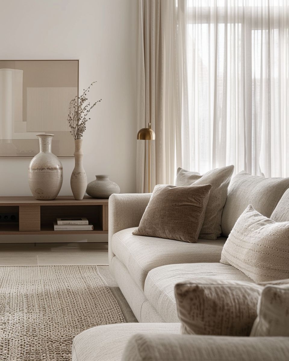 Designer-Wohnzimmer einrichten- Dekoriere mit ausgewählten Designer-Vasen dezent