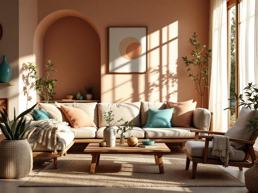 Einrichtung: Welche Farbe passt zu Türkis?- Wähle Terrakotta für mediterranes Flair
