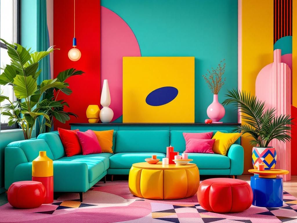 Einrichtungsstil: Memphis-Design- Kreiere verspielte Ecken mit Design-Objekten