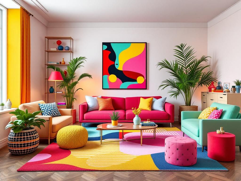Einrichtungsstil: Memphis-Design- Mixe verspielte Muster und Materialien kreativ