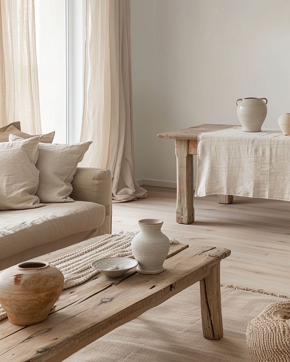 Einrichtungsstil: Modern Country Style- Integriere Leinenstoffe für warme Haptik