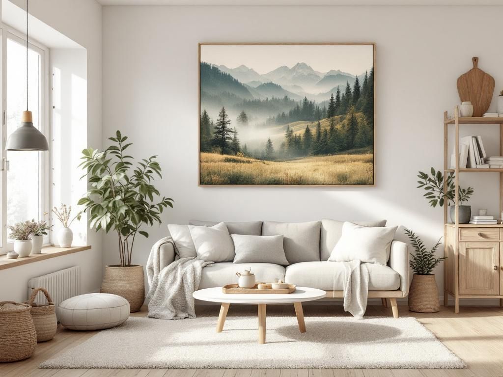Einrichtungsstil: Modern Country Style- Verschönere Wände mit Naturmotiven