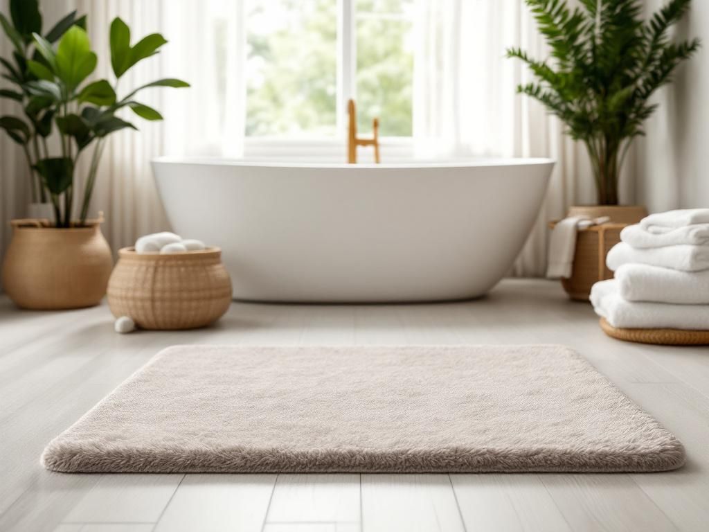 Home Spa gestalten-
Erneuere deine Badematte mit weichem Material