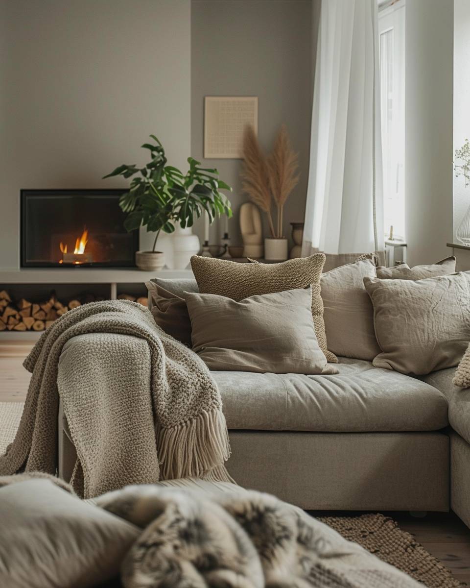 Ideen und Inspiration: Wandfarbe Grau-Wähle warme Grautöne für mehr Gemütlichkeit